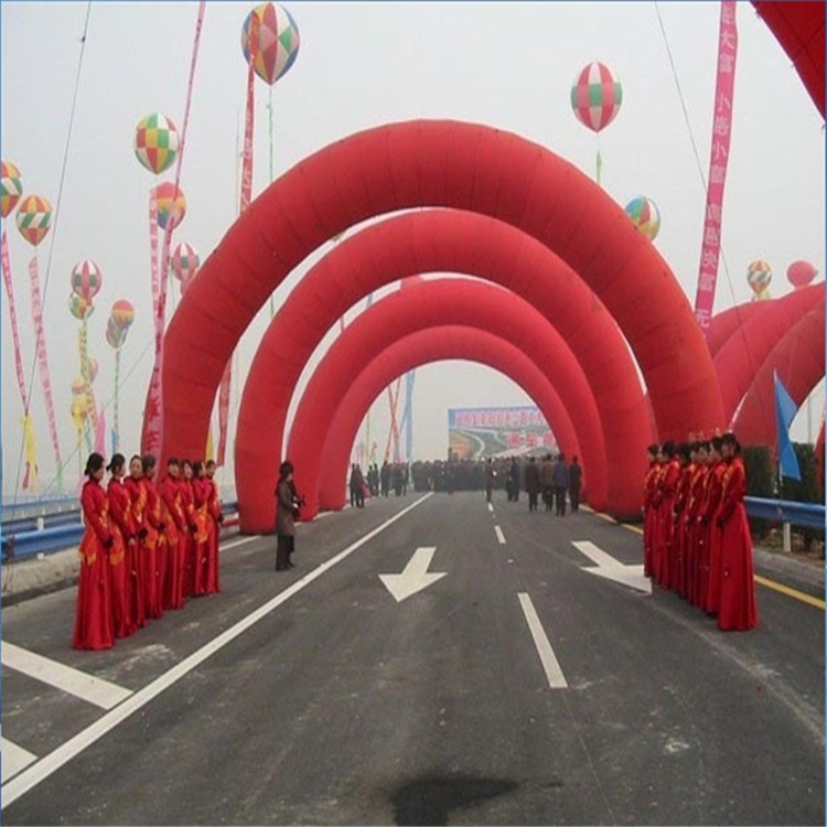 杭州开业纯红拱门